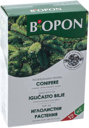 Bros Granular Fertilizer Nitrogen, Magnesium, Iron for Conifers 1kg