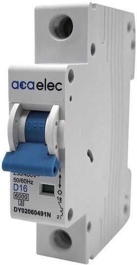 Mcb 1p D16 6ka 1m Dy02060491n