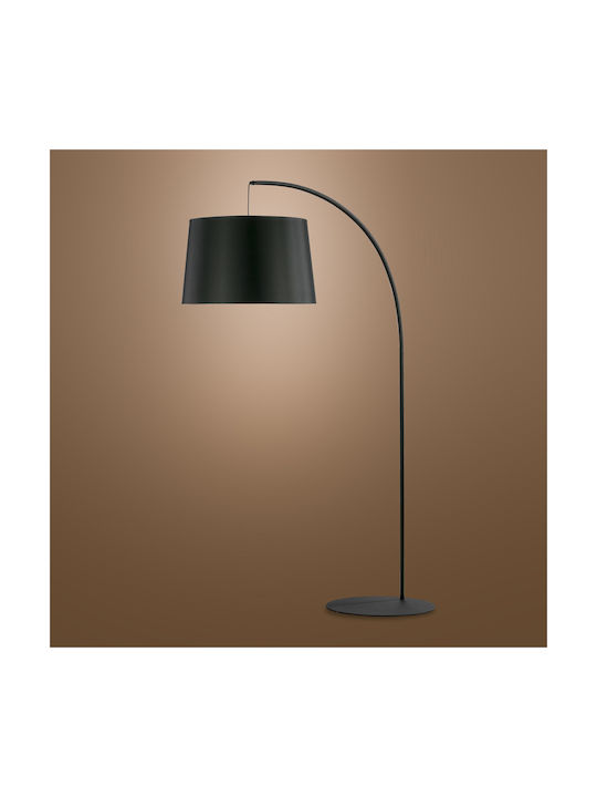 TK Lighting Hang Stehleuchte H200xB45cm. mit Fassung für Lampe E27 Schwarz
