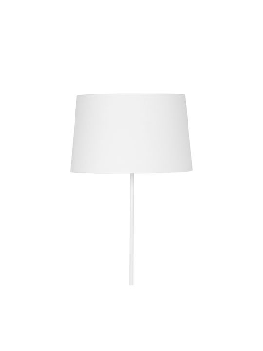 TK Lighting Maja Floor Lamp H148xW45cm. with Socket for Bulb E27 White