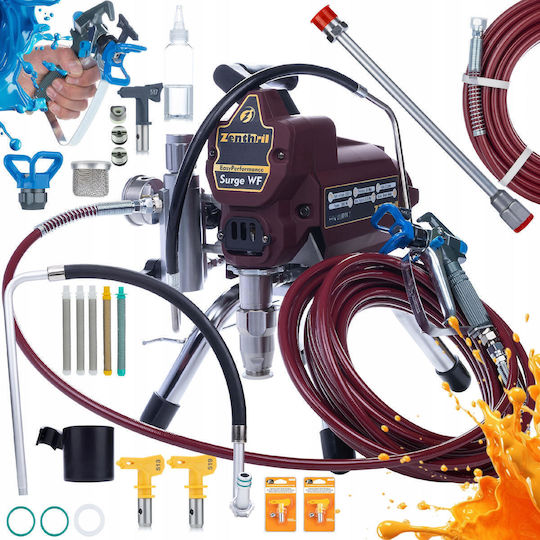 Zenthril Surge Wf Paint Sprayer 1800w 20mpa 0.019" 2l/min – High Performance Easyperformance Series Complete Set