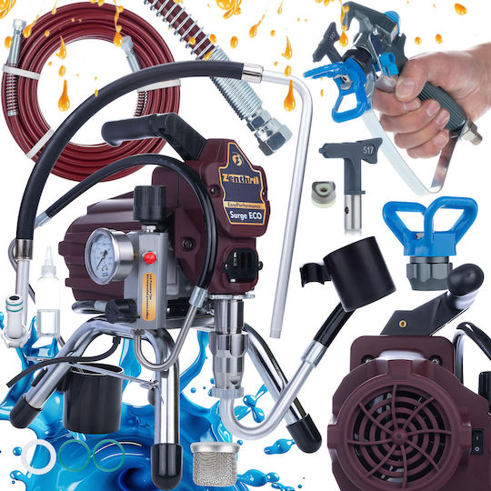 Zenthril Surge Eco Paint Sprayer Unit 1800w 20mpa 0.019" 2l/min Easyperformance Series