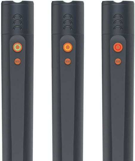 HAMA Rechargeable LED Flash Light IP44 with Maximum Brightness 1200 Lumen