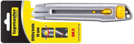 Topmaster Faltschneider mit Metallisch Körper und Klingenbreite 18mm