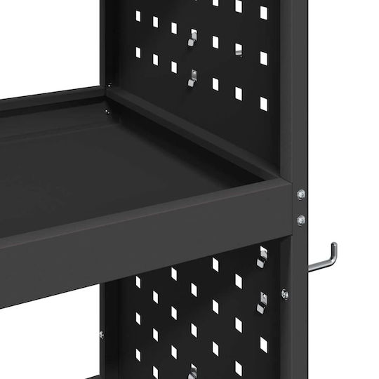 vidaXL Metal Căruță L75xA35xÎ73cm