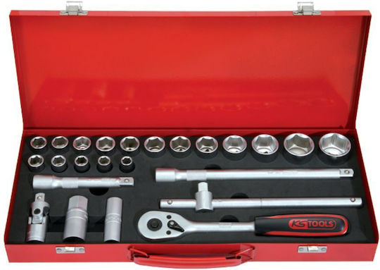 Ks Tools Καστάνια με Καρυδάκια 1\2" 24τμχ