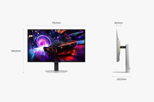 Samsung G8 G81SF OLED HDR Monitor 32" 4K 3840x2160 240Hz with Response Time 0.03ms GTG
