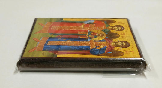 Synaxis Archangels Michael Gabriel Full Body Saint Icons Paper Category Frame Krn No 00 Size 6.5cm X 9.5cm Icon Wood Mdf S&k Byzantine Icons