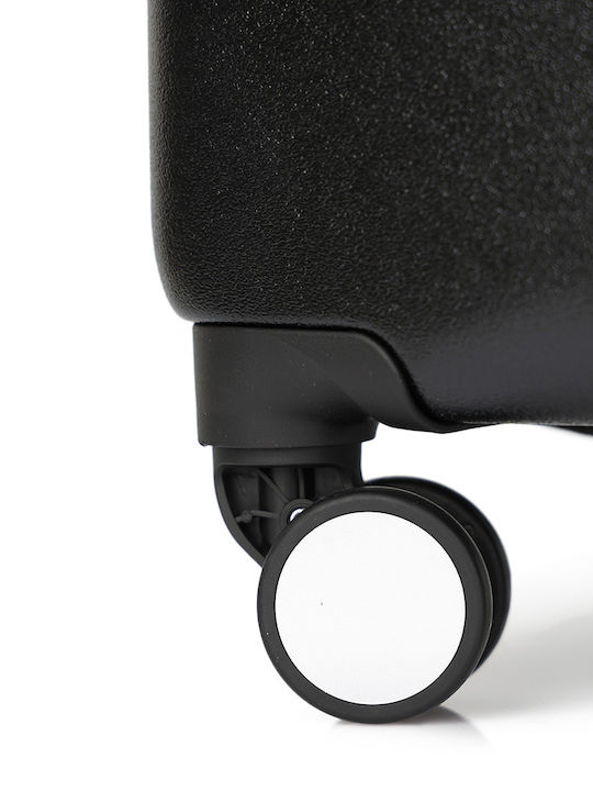 Calvin Klein New Light Μεσαία Βαλίτσα Ταξιδίου Σκληρή Μαυρο με 4 Ρόδες