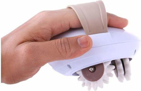 Siks Anti-cellulite Massage Device 6 Rotating Rollers Included 2 Speed Settings White Color