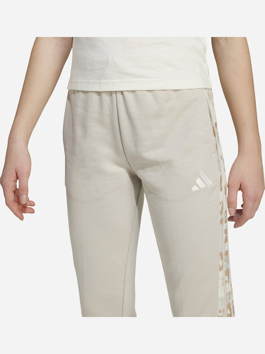 Kids Sweatpants Ecru 3 Stripes