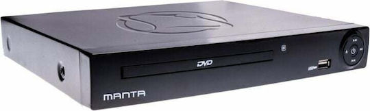 Manta DVD Player DVD072 με USB Media Player Μαύρο