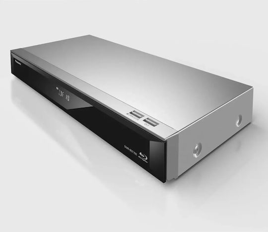 Panasonic Blu-Ray Player DMR-BST765AG Built-in WiFi with Blu-Ray/DVD Recording and USB Media Player Capability Silver