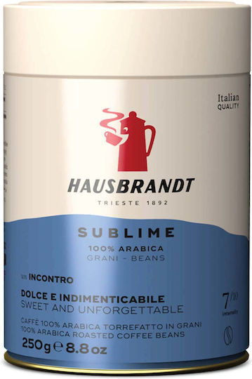 Hausbrandt Καφές Espresso Arabica Sublime σε Κόκκους 250gr