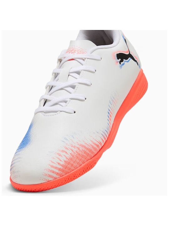 Future 8 Play It IT Kids Soccer Cleats Indoor White