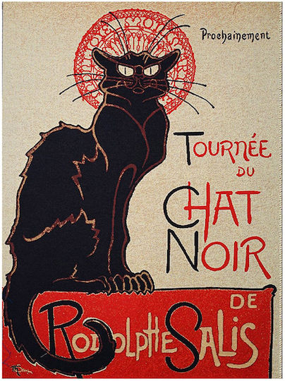 Signare Tapestry Wall Hanging 69x98cm – Black Cat