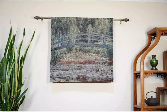 Signare Υφαντό Ταπισερί Τοίχου 68x73cm – Claude Monet Japanese Bridge