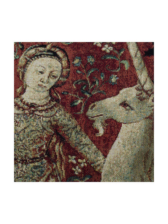 Tapiserie de perete Signare 138x102cm – Doamna și Unicornul Simțul Vederii
