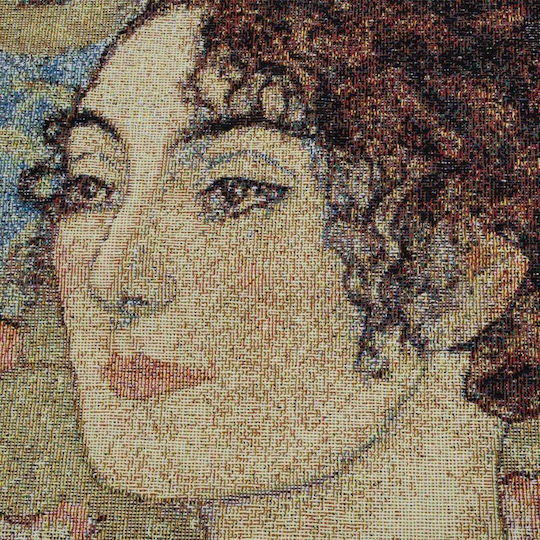 Signare Ταπισερί Τοίχου 135x130cm – Gustav Klimt Lady Fan