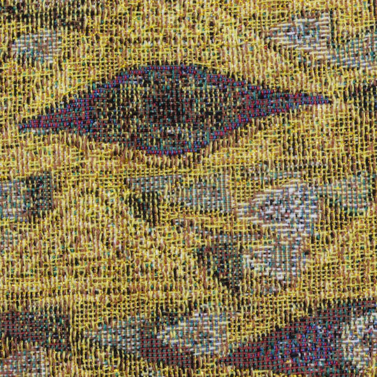 Signare Wandteppich 100x100cm – Gustav Klimt Frau in Gold