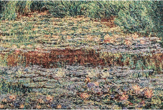 Signare Υφαντό Ταπισερί Τοίχου 135x135cm – Claude Monet Japanese Bridge