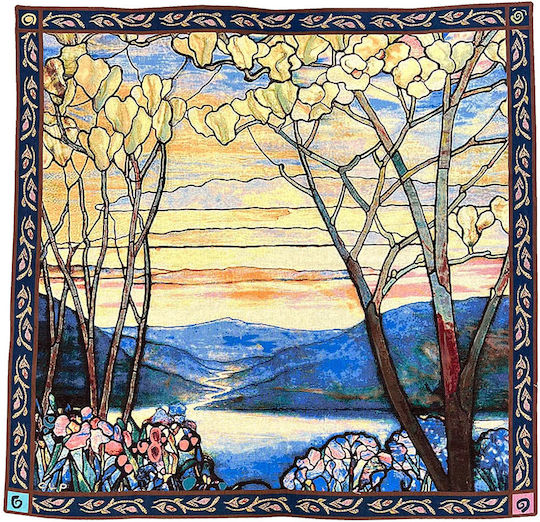 Signare Wall Tapestry 140x140cm – Louis Tiffany Magnolia