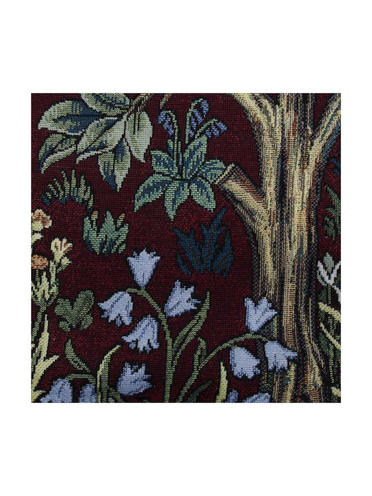 Signare Ταπισερί Τοίχου 103x138cm – William Morris Tree Life Red