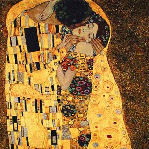 Signare Wall Tapestry 90x138cm – Gustav Klimt Kiss