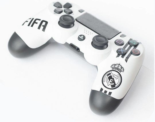 Doubleshock FIFA Real Ασύρματο Gamepad για PS4 Λευκό