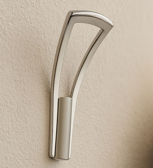 Finetto Wandhalterung Metall Silber 115-2732##INOX 7,7x4cm