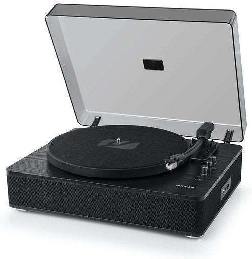 Muse MT-106 WB Turntables with Preamp and Built-in Speakers Black