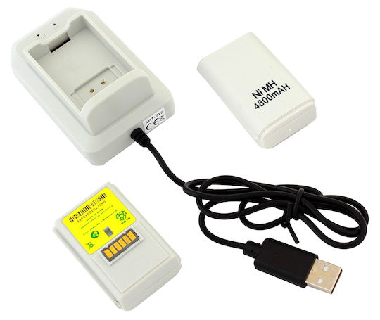 Станция за зареждане на контролер Aptel Kx7b за батерии на Xbox 360 Pad