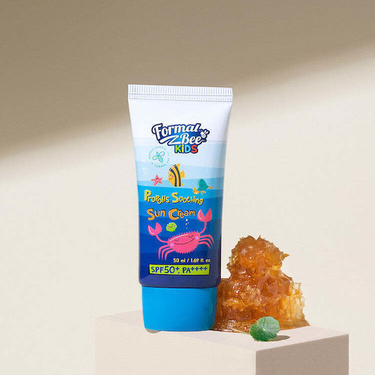 Formal Bee Kids Propolis Soothing SPF+50 Waterproof Kids Sunscreen Emulsion for Face & Body 50ml