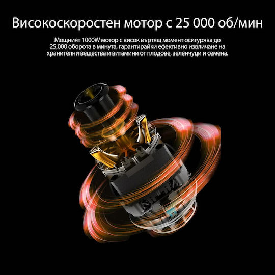 Jimmy B53 Блендер с Пластмасова Каната 1,5 л 1000W Сив