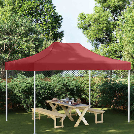 vidaXL vidaXL Pavillonabdeckung 270gr/m² Burgundisch mit PVC-Beschichtung 3x4m
