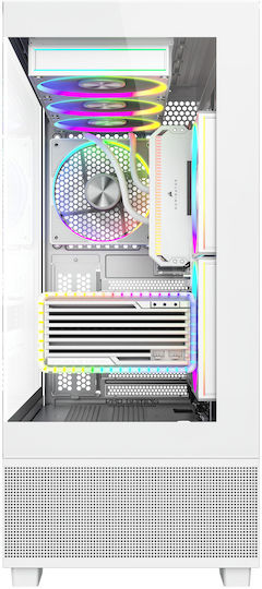 ProGaming Kian Gaming Middle Tower Carcasă Calculator cu Fereastră Laterală și Iluminare ARGB Alb