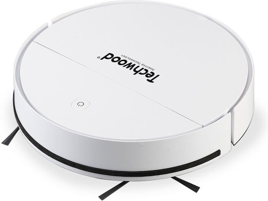 Techwood Прахосмукачка Робот с Интелигентна Навигация и Всмукателна Мощност 450Pa Бяла