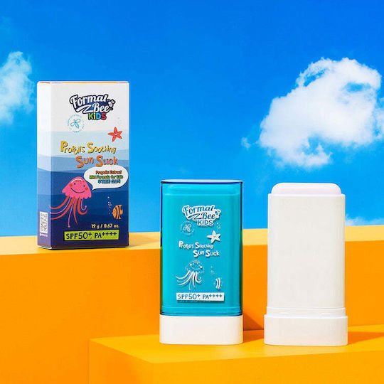 Formal Bee Kids Propolis Soothing SPF50 Waterproof Kids Sunscreen Stick for Face & Body 19ml