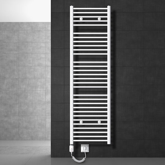 LuxeBath Electric Towel Rail 900W 180x50cm White
