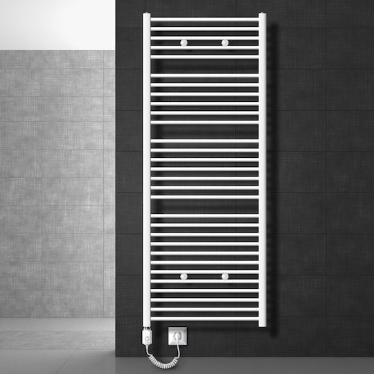 LuxeBath Șină electrică pentru prosoape 1200W 180x75cm Alb