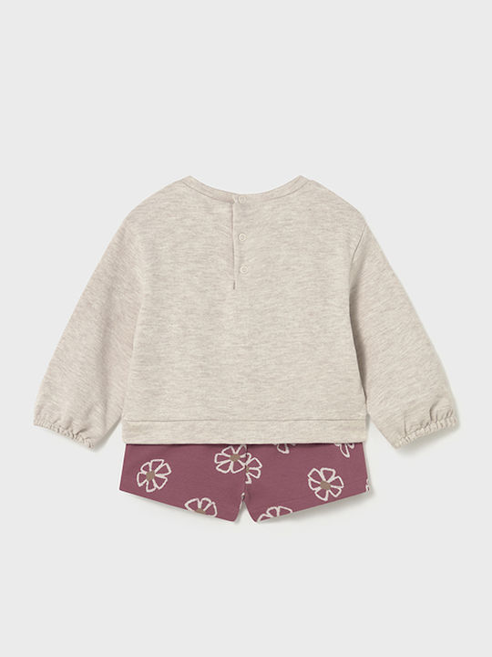 Kinder-Set mit Shorts Sommer 2Stück Beige, Pink