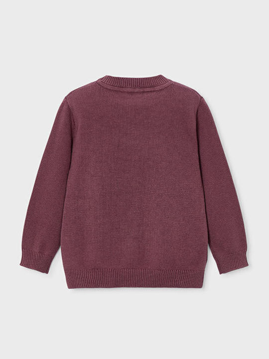 Kinderpullover Langarm Bordeaux Basic
