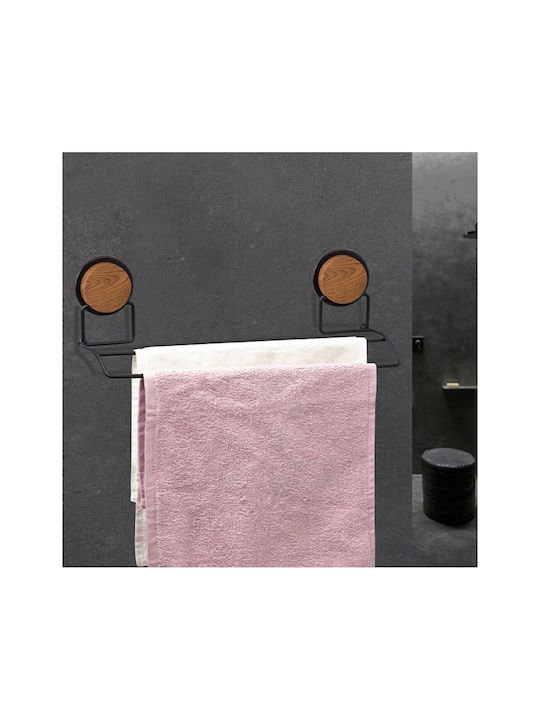 Metalife Schiene Badezimmer Einzel Wandmontage Schrauben ​40x11cm Schwarz