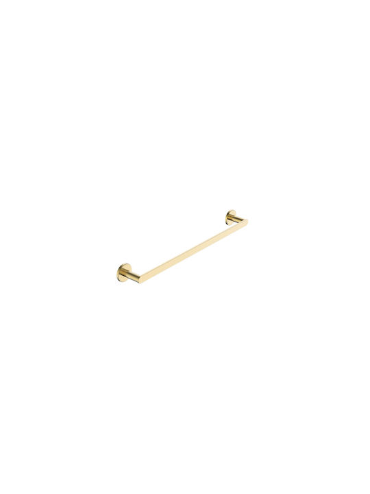 Imex Schiene Badezimmer Einzel Wandmontage Schrauben ​53x6.7cm Gold