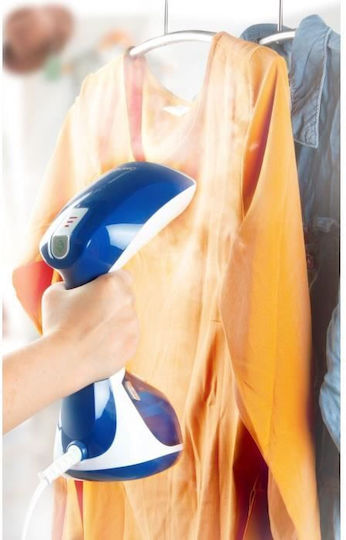 Domo Aparat de călcat cu abur pentru haine de Mână 1800W cu rezervor 220ml Albastru