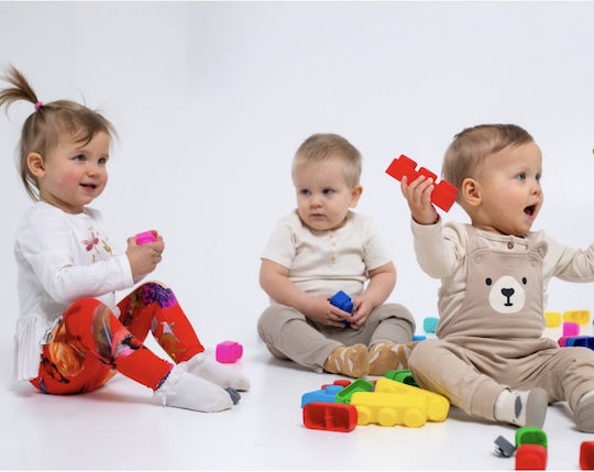 Little Tikes Cuburi De Construit Soft Pentru 6+ Luni 10 Bucăți