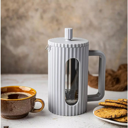 Klausberg Filterkaffeemaschine Handbetrieb Kunststoff Grau 1lt
