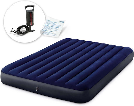 Intex Aufblasbare Schlafmatratze 203x152x25εκ. Blau