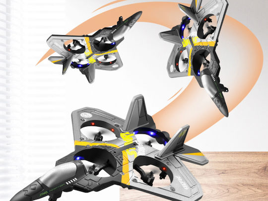 Techkidz Remote Controlled Aircraft 2.4GHz 360° Rotation Rafale Model Gray