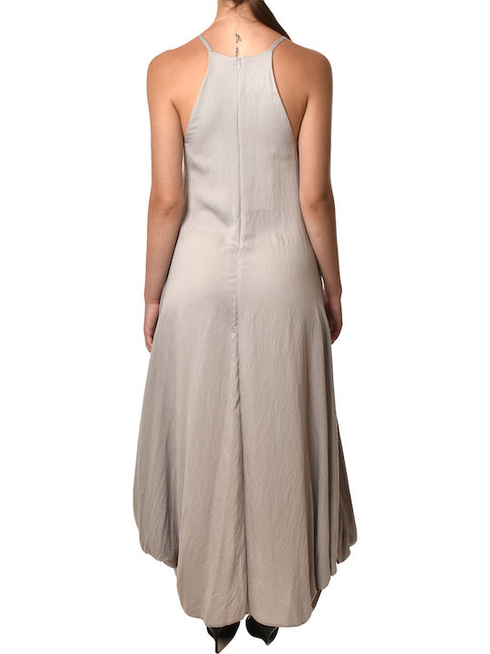 Summer Midi Dress for Wedding Christening Silver